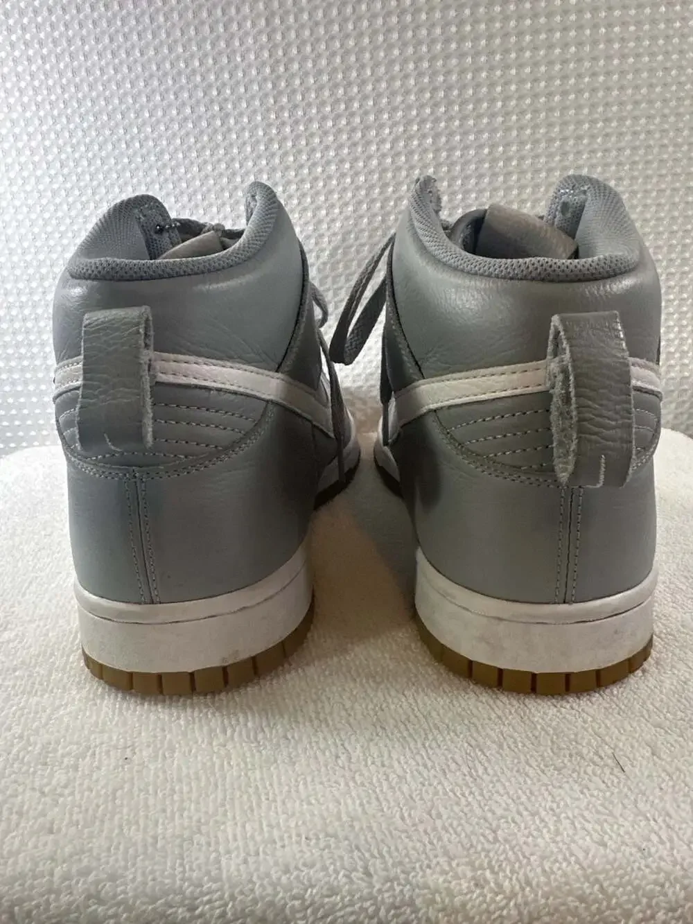 Nike Dunk High Premium Grey Gum Wolf Grey White Size 11.5